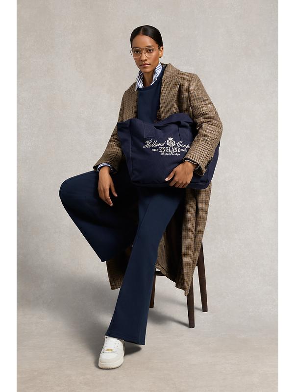 Holland Cooper Women's Essential Tote Bag - Navy Ecru Image 4