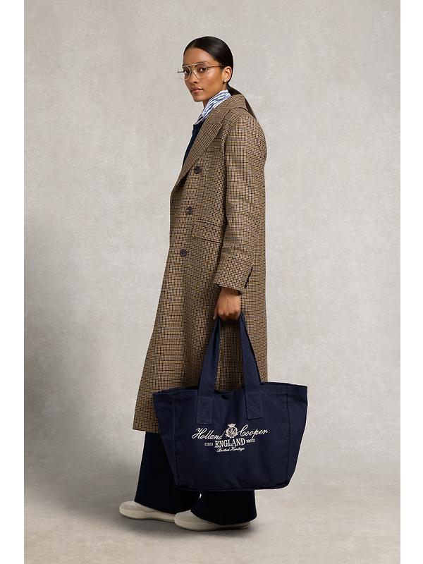 Holland Cooper Women's Essential Tote Bag - Navy Ecru Image 3