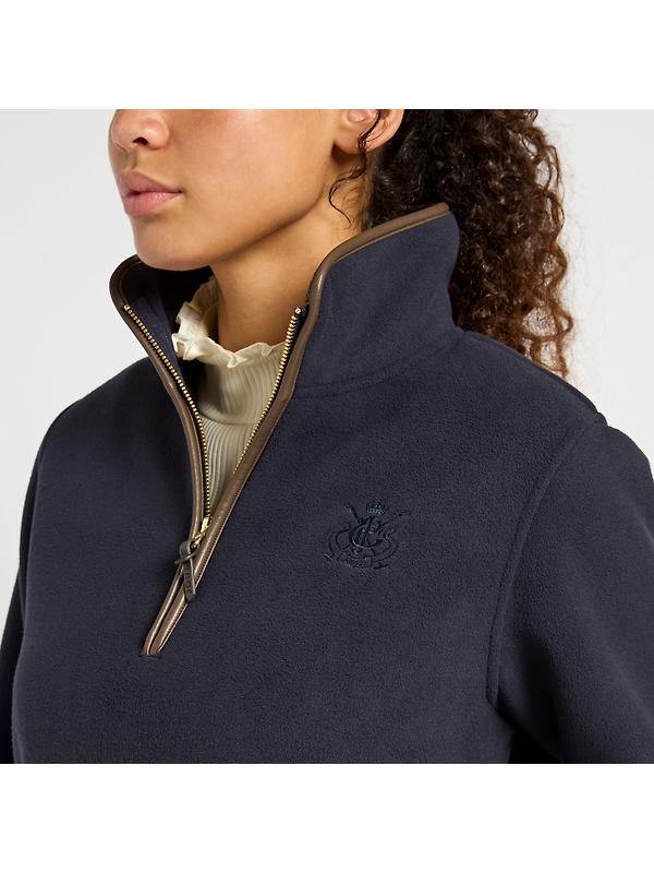 Joules Women's Heritage Quarter Zip Fleece - Navy Image 3