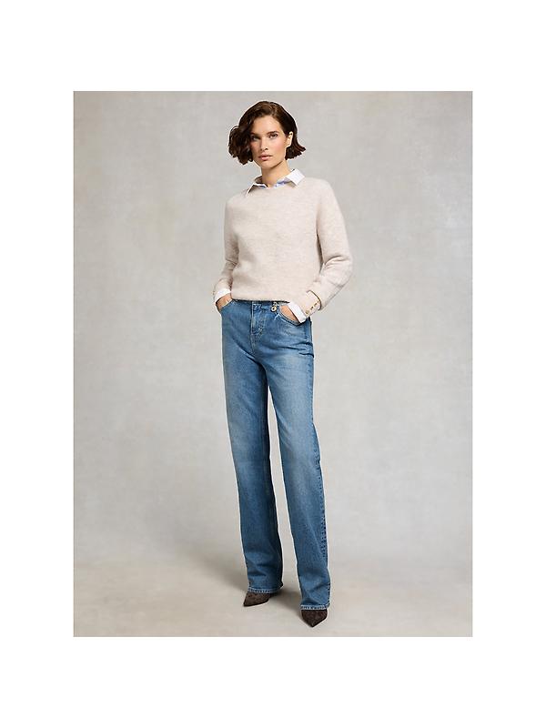 Holland Cooper Women's Tori Crew Neck Knit - Barley Image 6