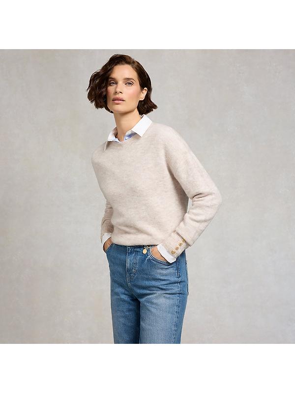 Holland Cooper Women's Tori Crew Neck Knit - Barley Image 3