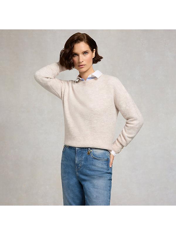 Holland Cooper Women's Tori Crew Neck Knit - Barley Image 2