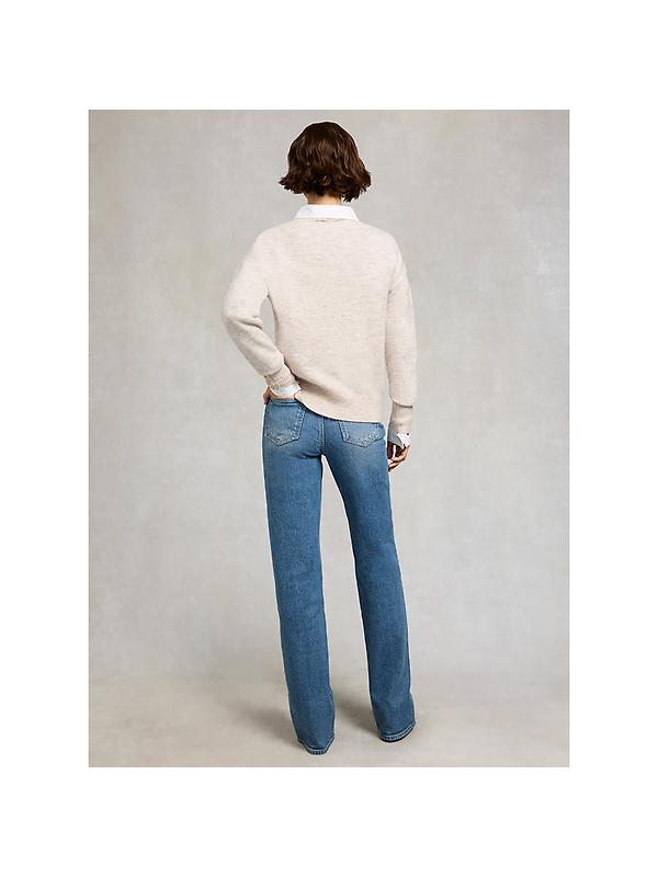 Holland Cooper Women's Tori Crew Neck Knit - Barley Image 5