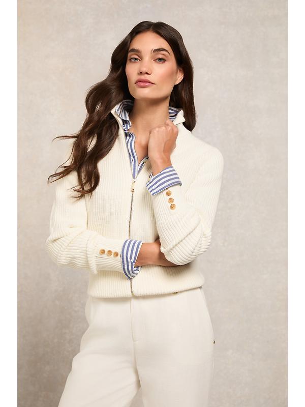 Holland Cooper Women's Northleach Cardigan - Natural Image 5