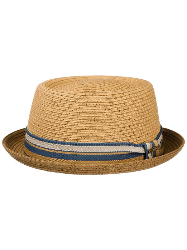 Stetson Licano Toyo Pork Pie Straw Hat - Brown Image 1