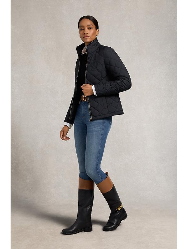 Holland Cooper Women's Lightweight Country Jacket - Black Image 6