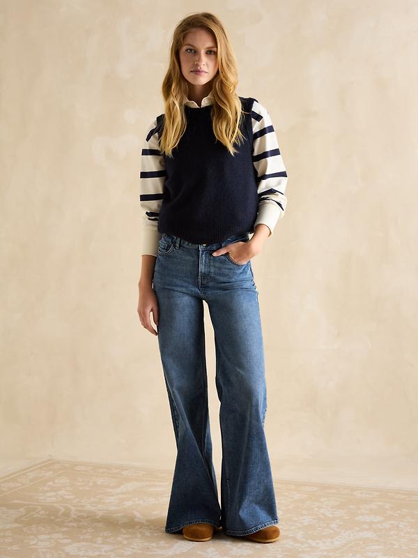 Joules Women's Holly Knitted Vest - Navy Image 4