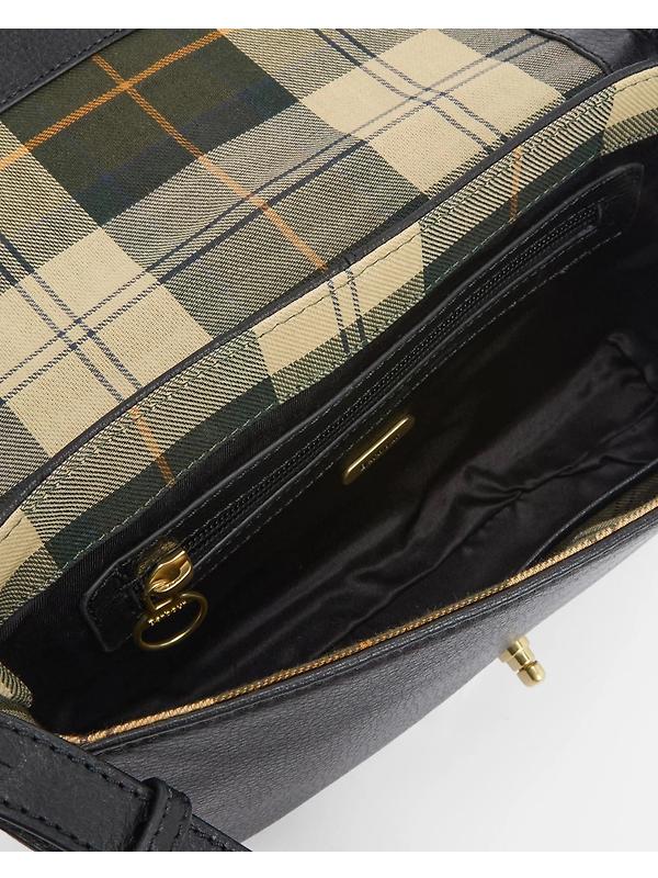 Barbour Women's Rosa Leather Crossbody Bag - Black Image 8