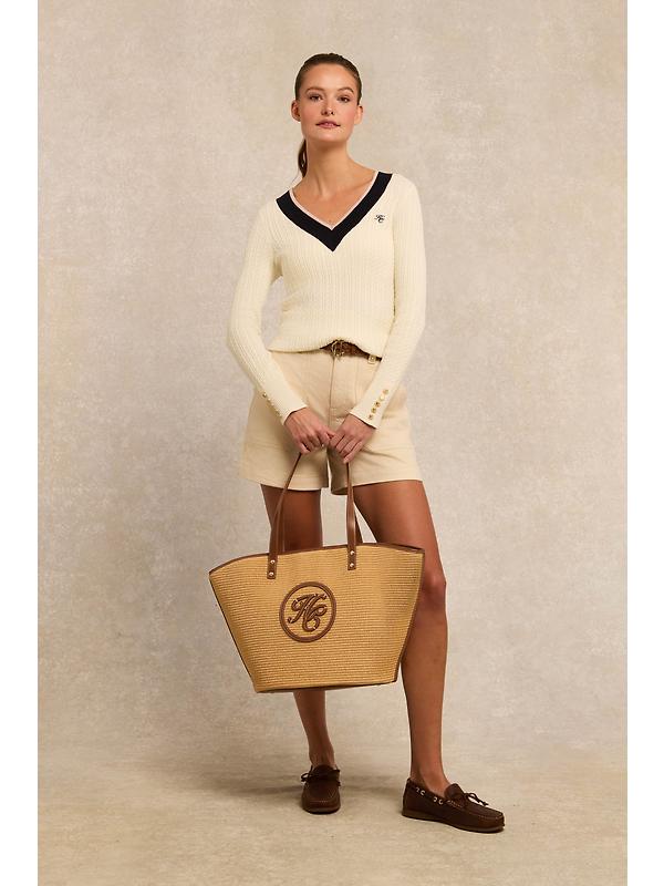 Holland Cooper Women's Amalfi Shopper - Natural Tan Image 3