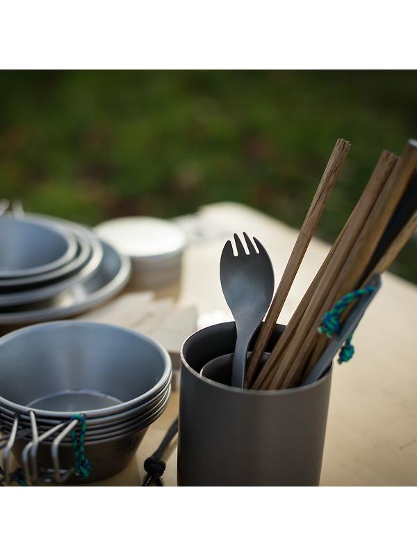 Snow Peak Titanium Spork - Silver Image 5