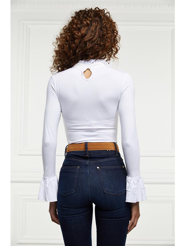 Holland Cooper Women's Lilibet Jersey Tee - White Image 6