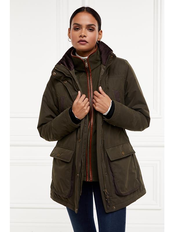 Holland Cooper Women's Stamford Country Coat - Khaki Image 2