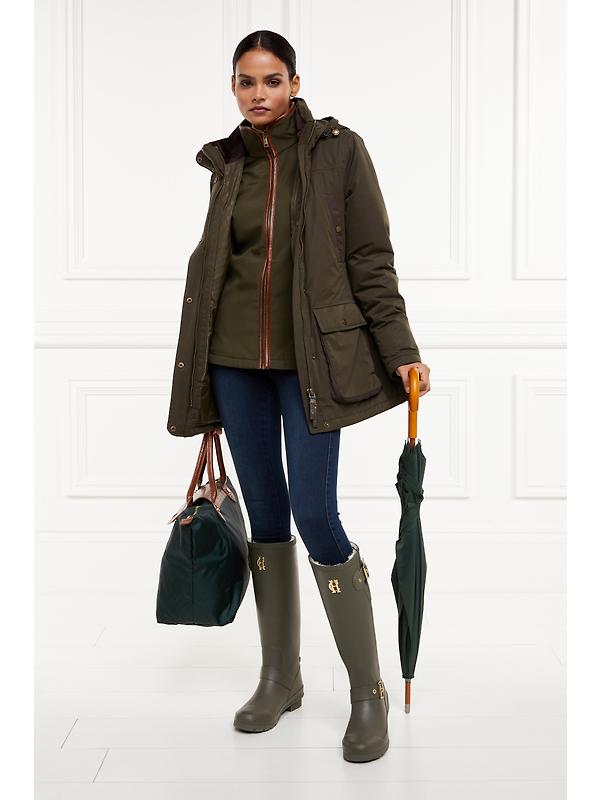 Holland Cooper Women's Stamford Country Coat - Khaki Image 3
