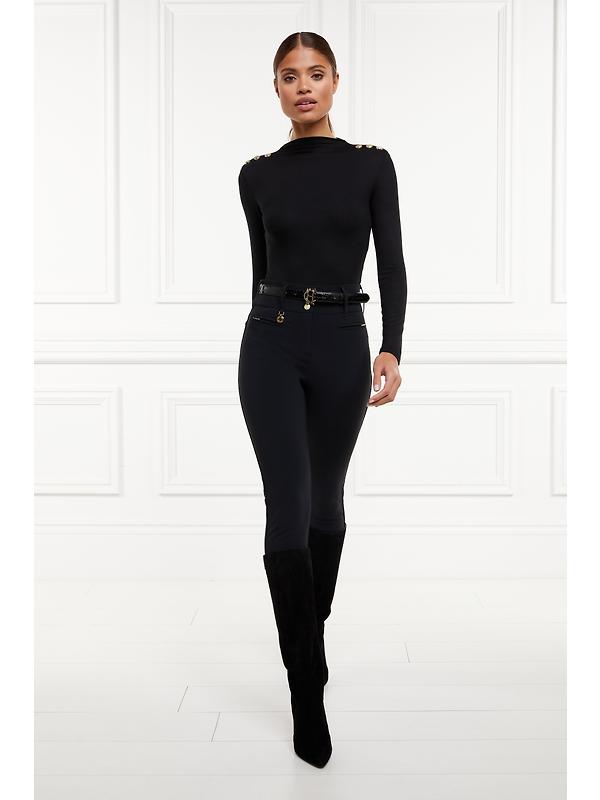 Holland Cooper Women's Contour Trousers (Regular) - Black Image 8