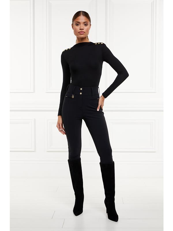 Holland Cooper Women's Contour Trousers (Regular) - Black Image 6