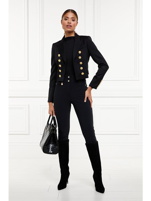Holland Cooper Women's Contour Trousers (Regular) - Black Image 10