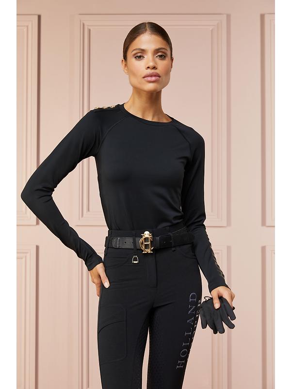 Holland Cooper Women's HC Heritage Belt - Black Image 4