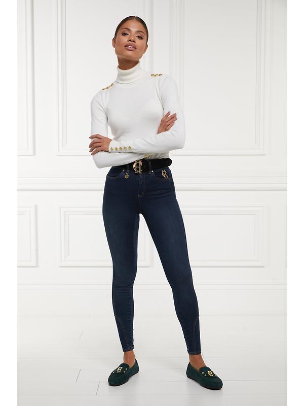 Holland Cooper Women's Jodhpur Jeans - Deep Indigo Image 5