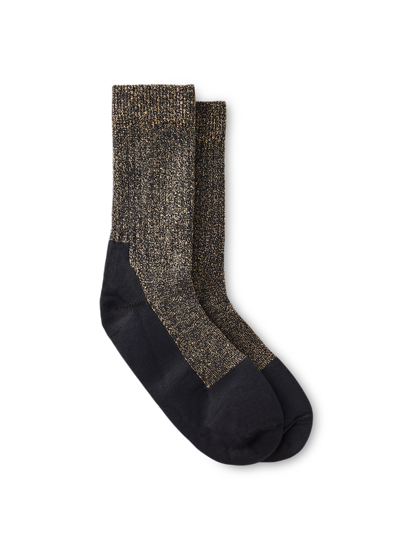 Red Wing Deep Toe-Capped Crew Socks - Black - Style 97642 Product Image