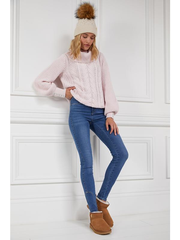 Holland Cooper Women's Ultra Mini Shearling Boots - Tan Image 2