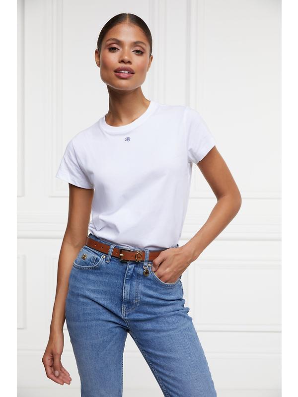 Holland Cooper Women's Monogram Tee - White Image 3