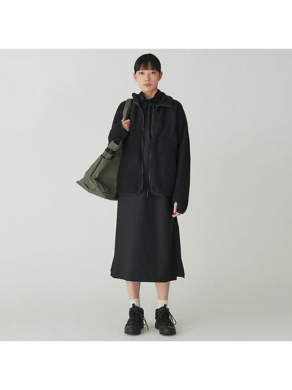 Snow Peak Thermal Boa Fleece Jacket - Black Image 2