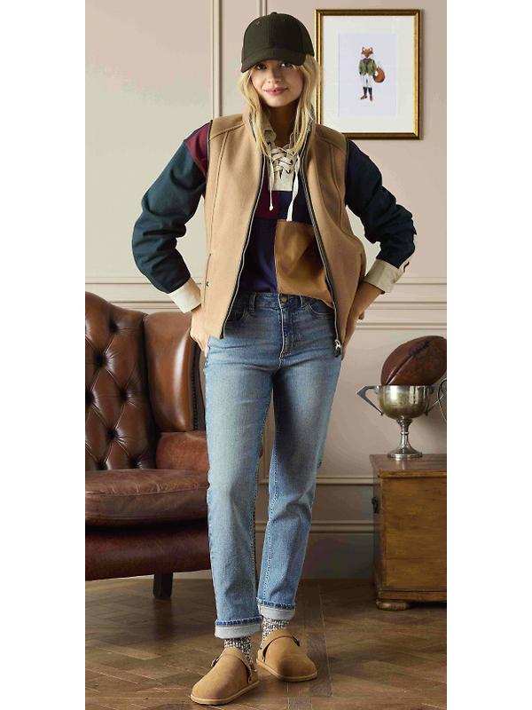 Joules Women's Hampden Clog Shoes - Chestnut Brown Image 7