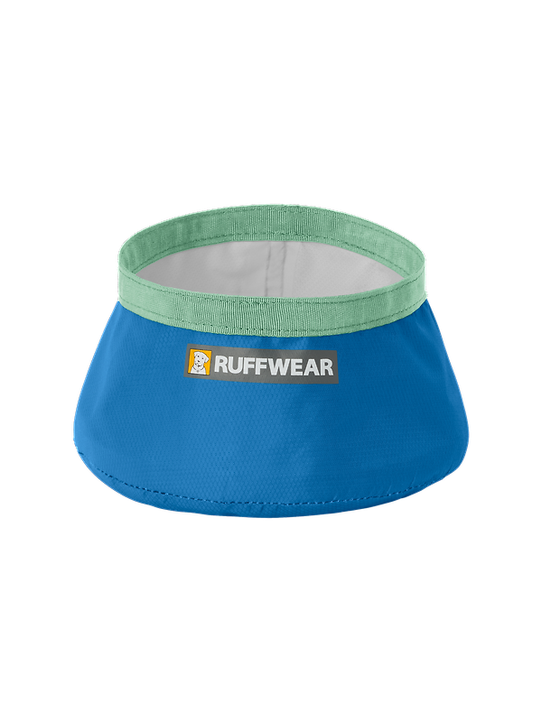 RUFFWEAR Trail Runner Ultralight Dog Bowl - Blue Pool Image 1