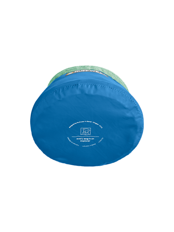 RUFFWEAR Trail Runner Ultralight Dog Bowl - Blue Pool Image 4