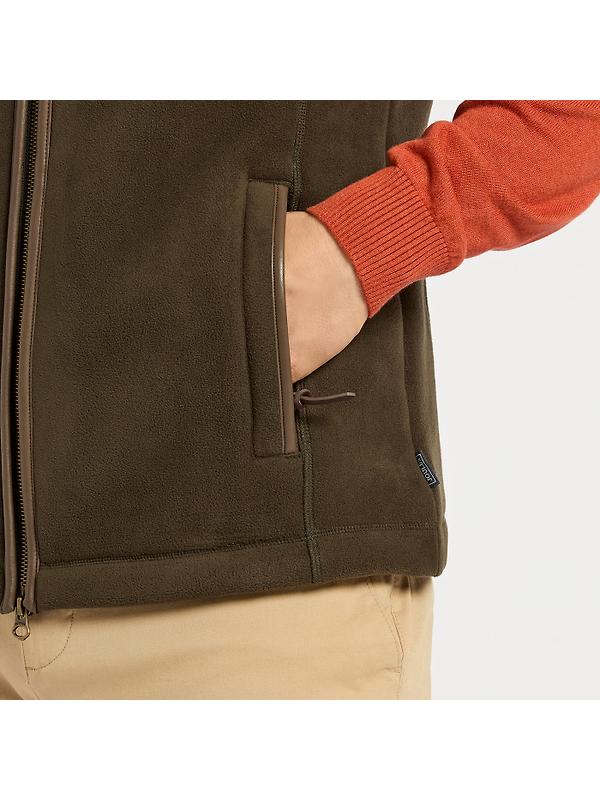 Joules Men's Heritage Fleece Gilet - Green Image 4