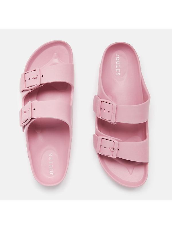 Joules Women's Sunseeker Rubber Sliders - Pink Image 2