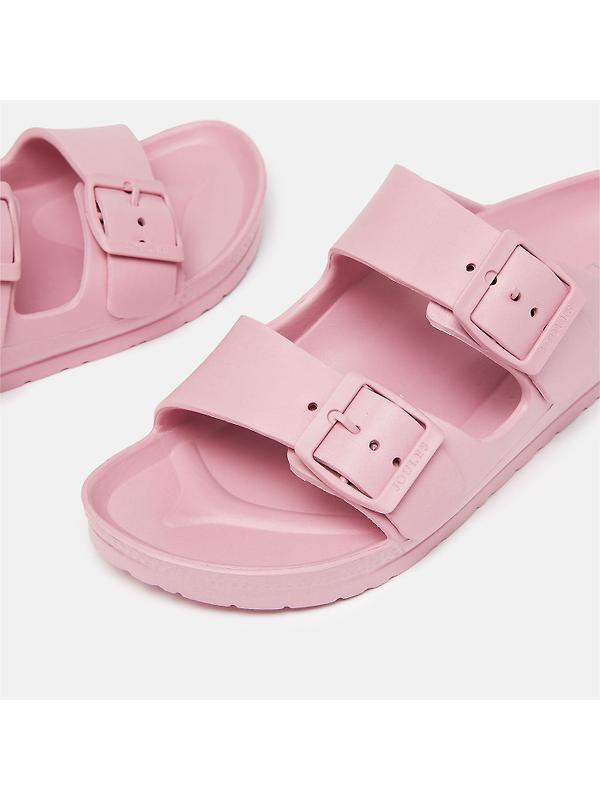 Joules Women's Sunseeker Rubber Sliders - Pink Image 4
