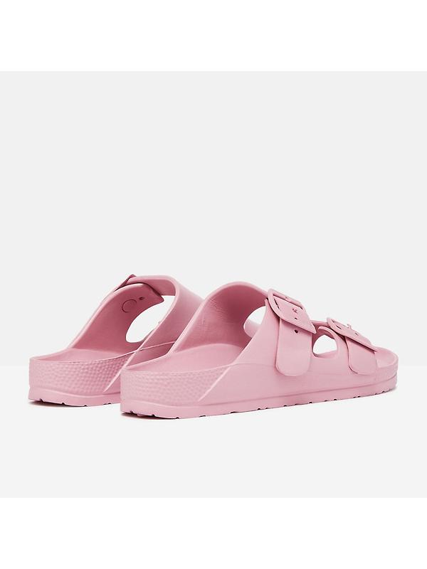 Joules Women's Sunseeker Rubber Sliders - Pink Image 3