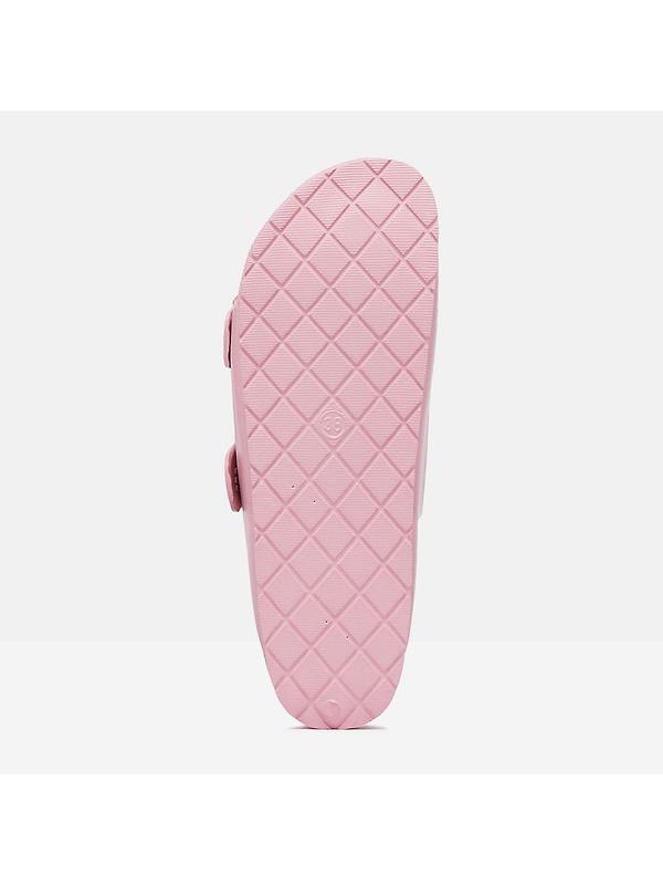 Joules Women's Sunseeker Rubber Sliders - Pink Image 6