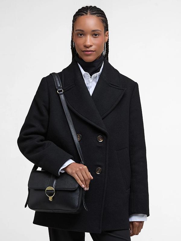 Barbour Women's Rosa Leather Crossbody Bag - Black Image 2