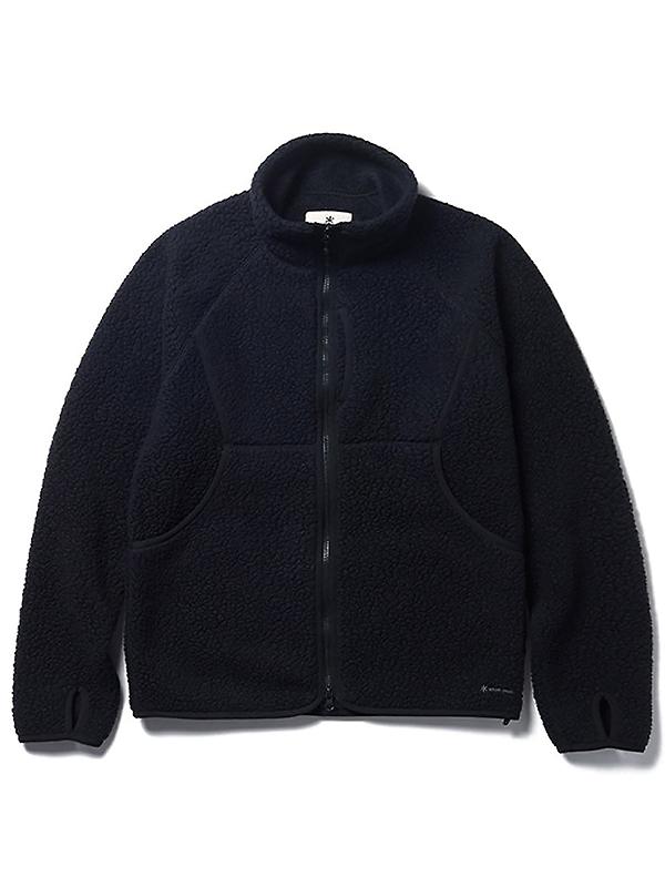Snow Peak Thermal Boa Fleece Jacket - Black Image 1