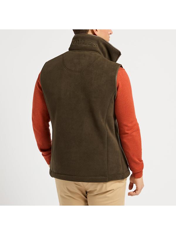 Joules Men's Heritage Fleece Gilet - Green Image 6