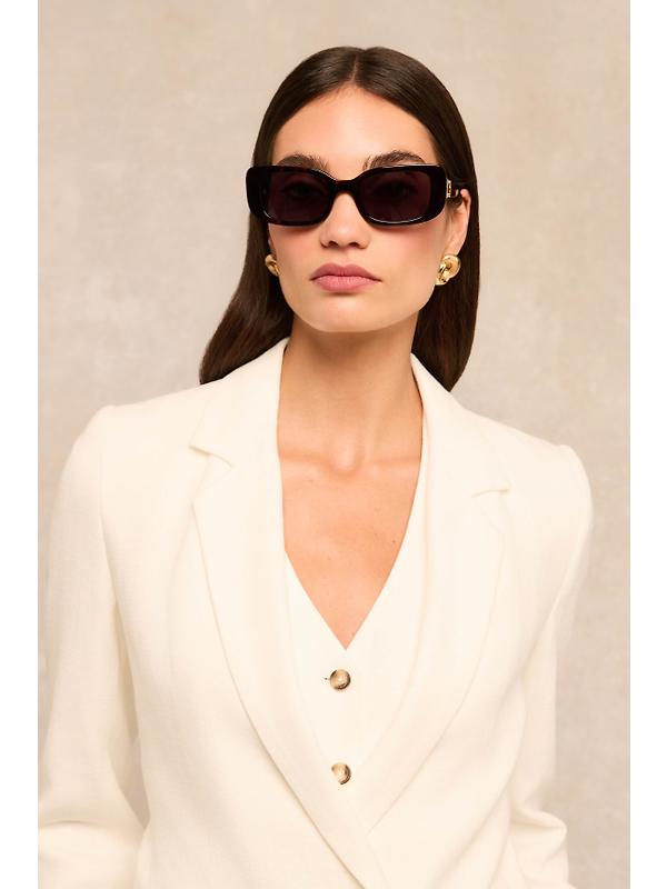 Holland Cooper Women's Paris Narrow Sunglasses - Tortoiseshell Image 2