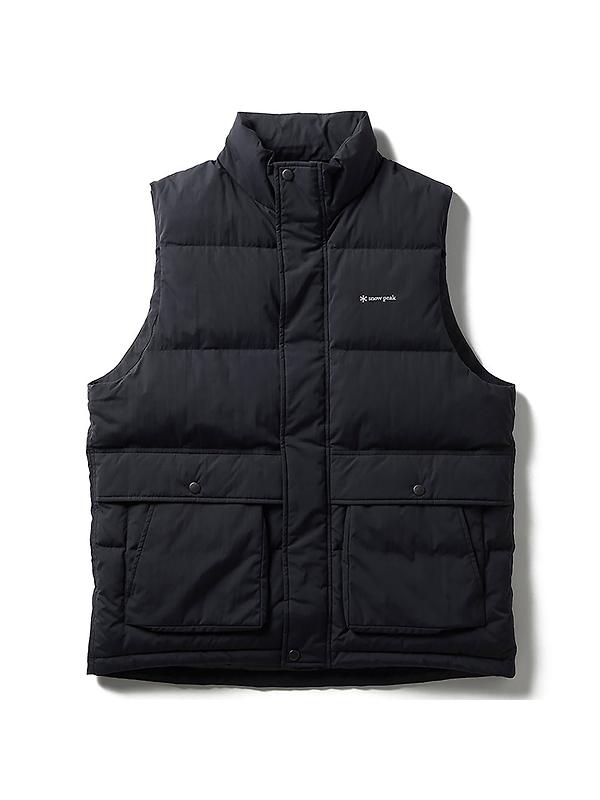 Snow Peak Everyday Down Vest - Black Image 1