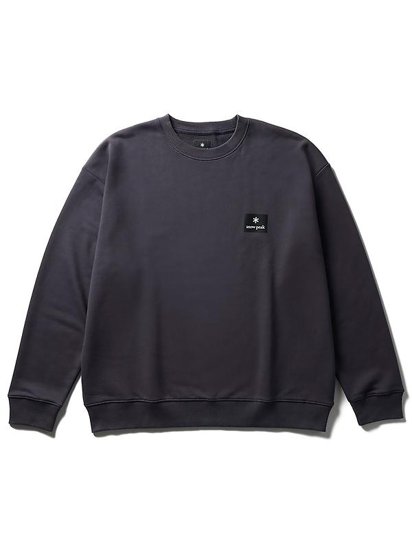 Snow Peak New Standard Square Logo Pullover - Charcoal Product Image