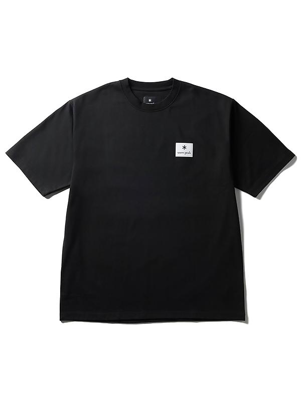 Snow Peak New Standard Square Logo T-Shirt - Black Product Image