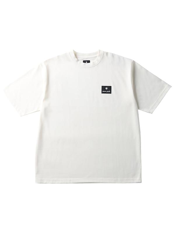 Snow Peak New Standard Square Logo T-Shirt - Off White Product Image
