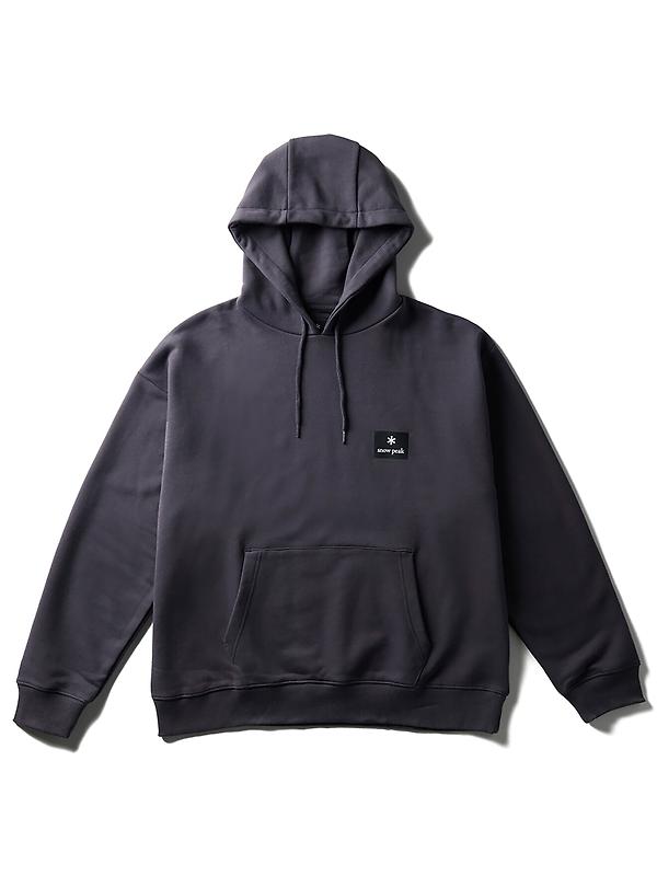 Snow Peak New Standard Square Logo Hoodie - Charcoal Product Image