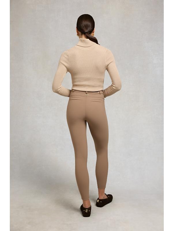 Holland Cooper Women's Contour Trousers (Petite) - Mocha Image 5