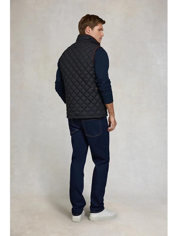 Holland Cooper Men's Country Quilted Gilet - Ink Navy Image 5