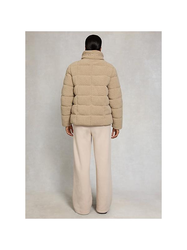 Holland Cooper Women's Crawford Padded Jacket - Natural Borg Image 5