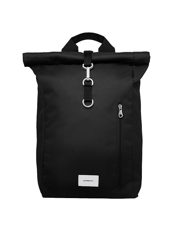 Sandqvist Ground Rolltop Backpack L 19L 16" - Black Image 1