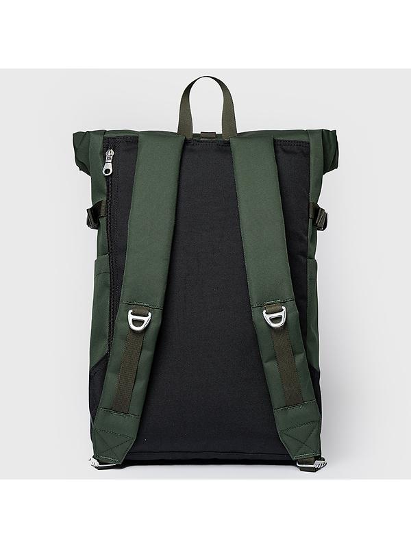 Sandqvist Icon Rolltop Backpack M - 23L - Dawn Green/Dark Brown Image 4