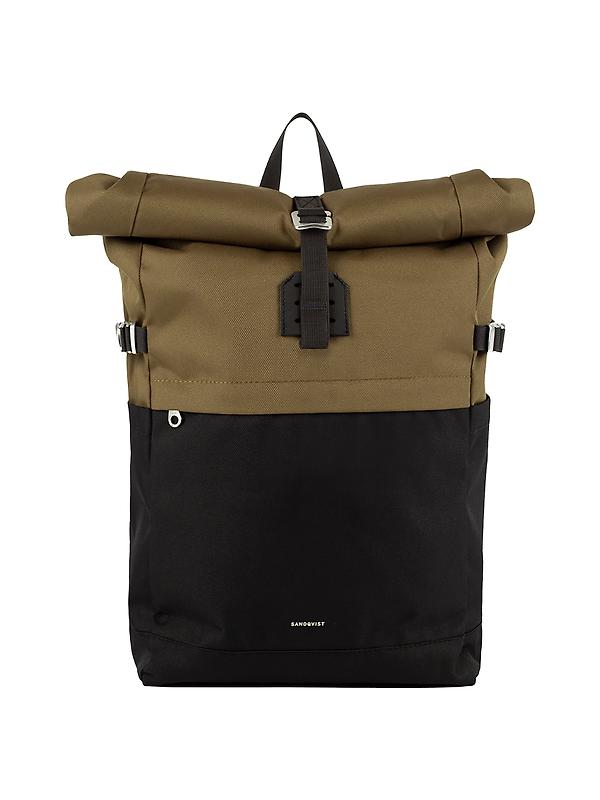 Sandqvist Icon Rolltop Backpack M - 23L 14" - Multi Olive Image 1