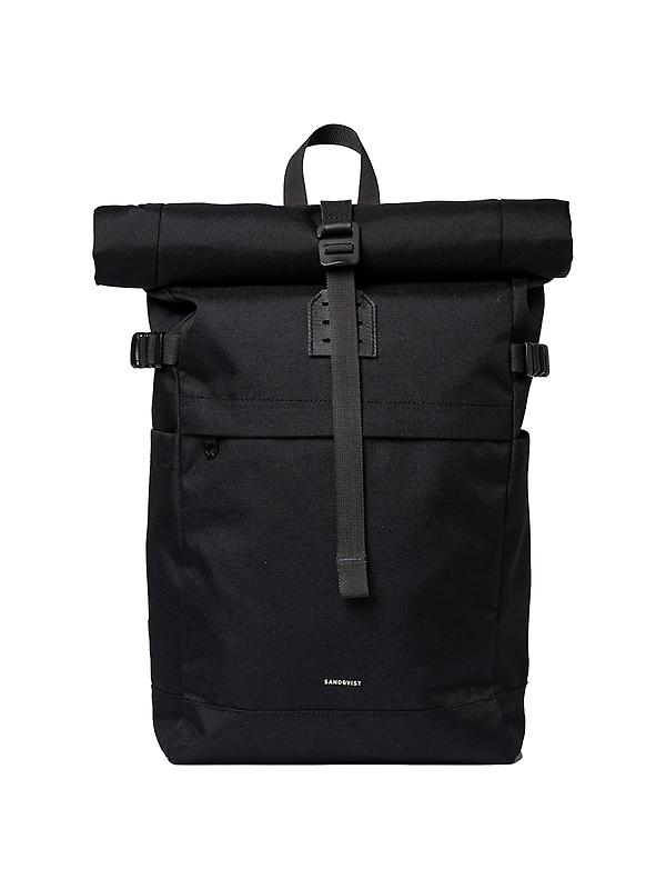 Sandqvist Icon Rolltop Backpack M - 23L - Black Image 1